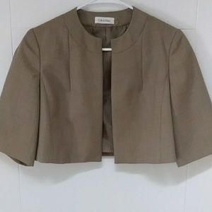 Calvin Klein Dress Coat Cover Cape sz 4